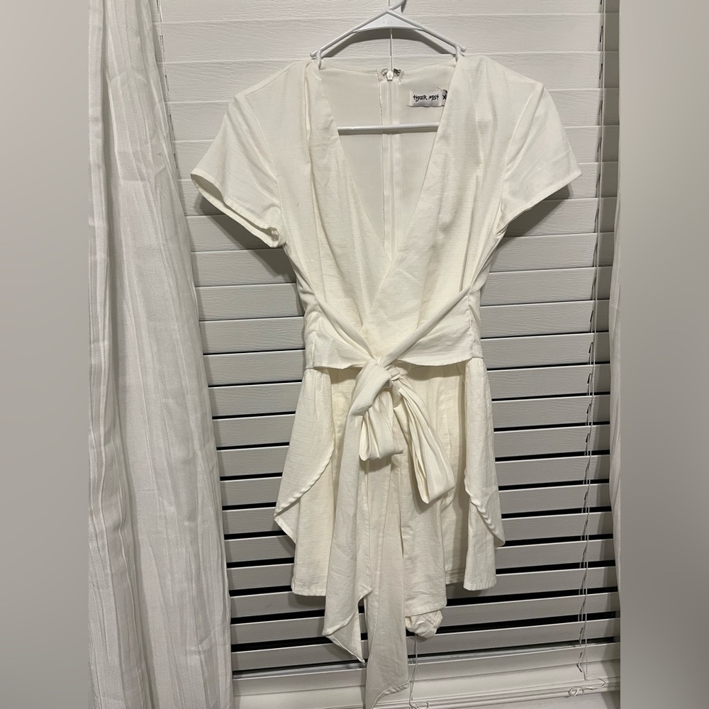 Vici dolls white, low cut romper